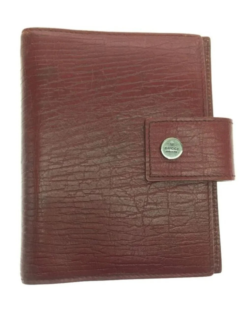 Gucci Notebook Cover Leather Bordeaux